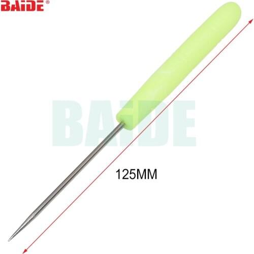 Professional Cloth Awl Sewing Tool Hole Punching Leather Wood Handle Awl Craft Stitching Leather Tools 1000pcs/lot