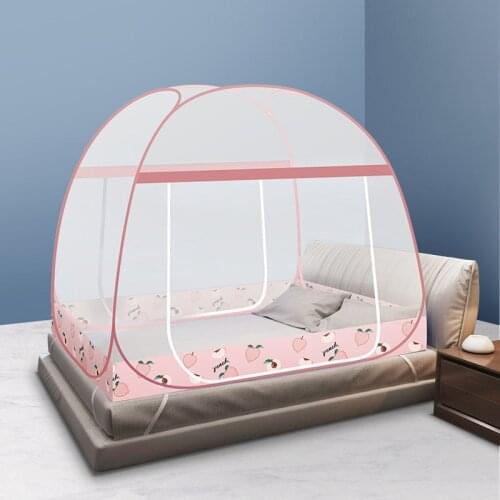 Folding Round Dome Mosquito Net Yurt Bed Tent For Adults Bed Canopy Mesh Moustiquaire Anti Mosquito Insect Bed Canopy zanzariera