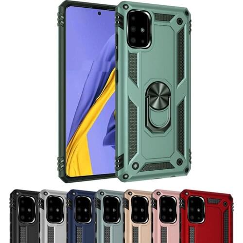 Shockproof Case On The For Samsung Galaxy A51 A71 a 51 71 Coque Kickstand Armor Cover For Samsung a71 a51 A 71 51 Case Funda