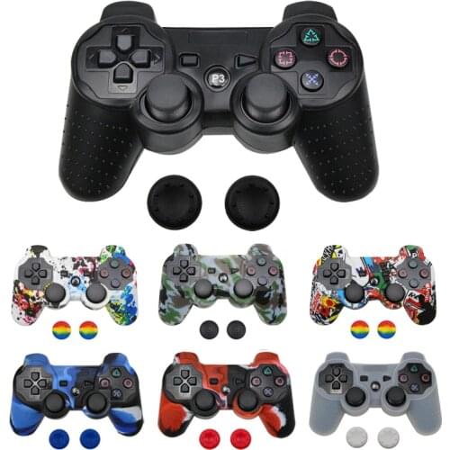 Silicone Protective Skin Cover For Sony PS3/PS2 Gamepad Rubber Protective Case For Playstation 3 Controller