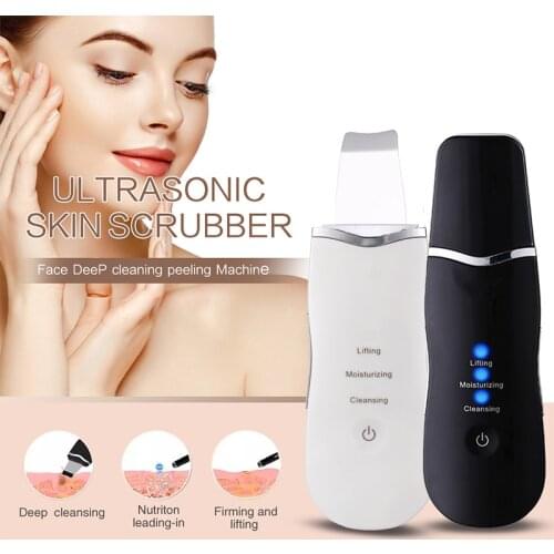 Cleaning Skin Scrubber Vibrate Deep Face Remove Blackhead Reduce Wrinkles Facial Cavitation Peeling Tool Ultrasonic Cleaning