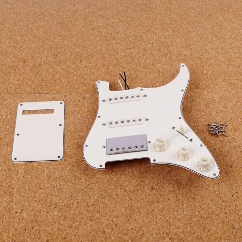SSH Loaded Prewired Humbucker Pickguard Pickups Set for Electric Guitar Parts Accessories with Screws