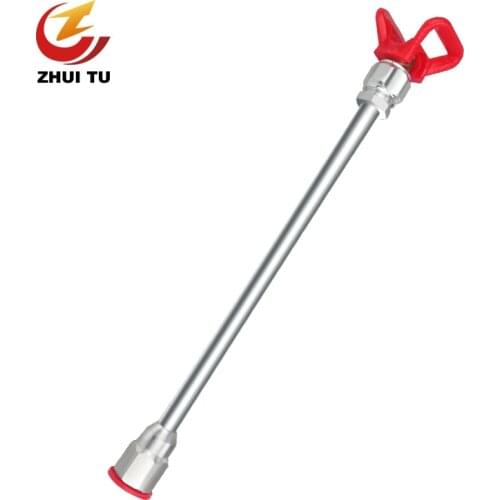 1Pc 20 Inch Airless Sprayer Paint Tool Extension Pole 50Cm With Tip Guard Nozzle Seat Spray Gun Tool Parts