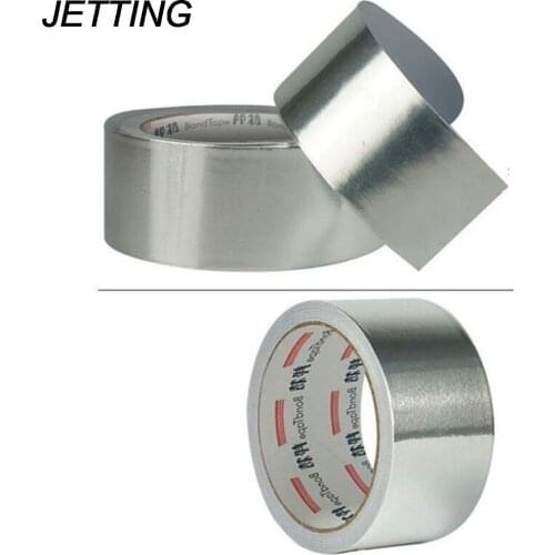 5cm*17m Aluminium Foil Adhesive Sealing Tape Thermal Resist Duct Repairs High Temperature Resistant Foil Adhesive Tape