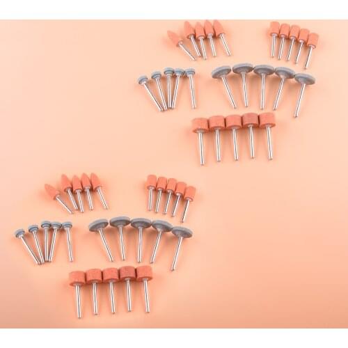 50Pcs Abrasive Ceramic Polishing Grinding Bit Accessories Fit for Electric grinder Rotary Tool Drills