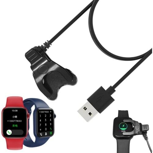 Smartwatch Dock Charger Adapter USB Charging Cable Clip Power Charge Cord for MAFAM HW22 Sport Smart Watch Accessories