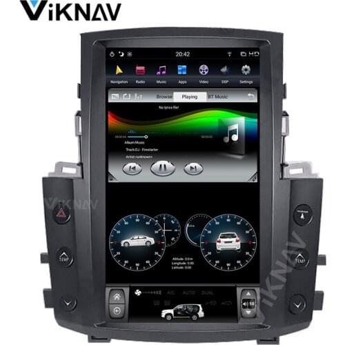 13.6 inch HD Screen Android 4+64B car GPS navigation For-LEXUS LX570 2007-2015 Multimedia DVD player support carplay