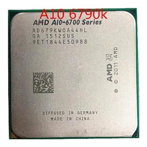 Free shipping A10-6790k A10 6790k original %test well 4.0Ghz 65W Quad-Core CPU AD679KWOA44HL Socket FM2