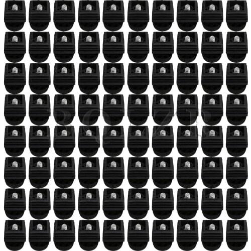 BQLZR 80 PCS Furniture Leg 3x3cm Plug Blanking End Caps with M8 Thread Feet