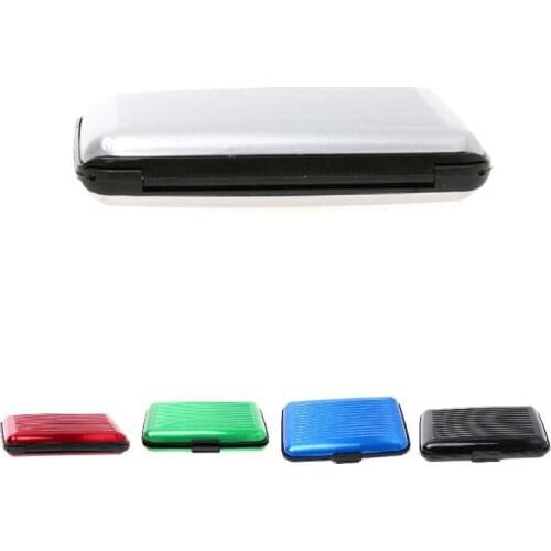 New Aluminum Metal Wallet Business ID Credit Card Case Holder Anti RFID Scanning Card Holders for Men and Women AIC88