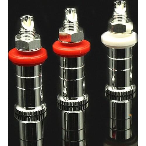 Hifi audio speaker silver socket hifi audio speaker connector amplifier terminal binding Post banana plug socket connector