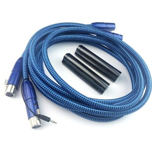 Hifi Audio SKY XLR Cable Carbon 72V DBS PPS Silver Line For CD Player Amplifier