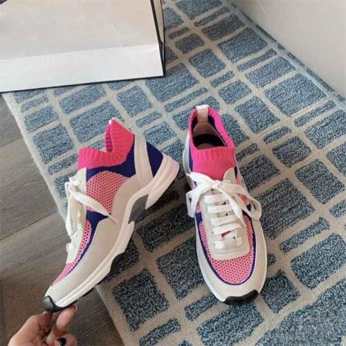 Woman Running Shoes High Quality Outdoor Female Shoes Breathable Mesh Sneakers Women Trainers Luxury Brand Casual Buty Damskie