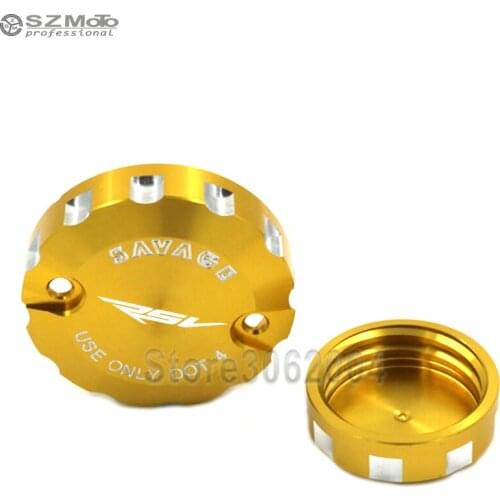 For Aprilia RSV 1000 Mille R 4RR 4R Front Brake Clutch Fluid Reservoir Cylinder Cover Motocycle Oil Cap Tank Cup Orange Logo