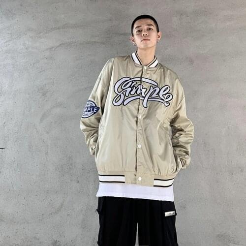 Hip Hop Patchwork Color Block Jackets Mens Harajuku College Style Bomber Jacket Men Baseball Coats Unisex Tops