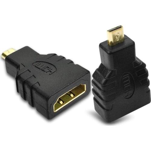 Mini HDMI-compatible To HDMI-compatible Adapter Male To Female Converter for HDTV 1080p HD TV Camcorder Adapter