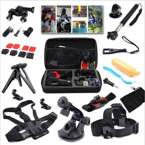 Gopro Accessories Set for Eken H9R For Gopro Hero 6 5 4S Mount Selfie stick Tripod For Yi 4K for Mijia Kit