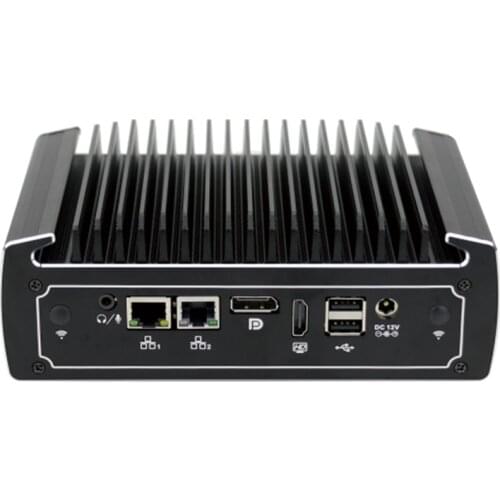 Newest Mini Computer support windows10 Linux Quad Core i7 8550U i5 8250U Fanless Mini PC 6M/8M Cache DP HDMI Dula LAN 2*COM