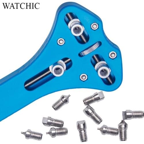New Watch Repair Tool Kit Adjustable Back Case Removal Opener Wrench Watch Band Spring Bar Link Pin Screw Repair Tool Set