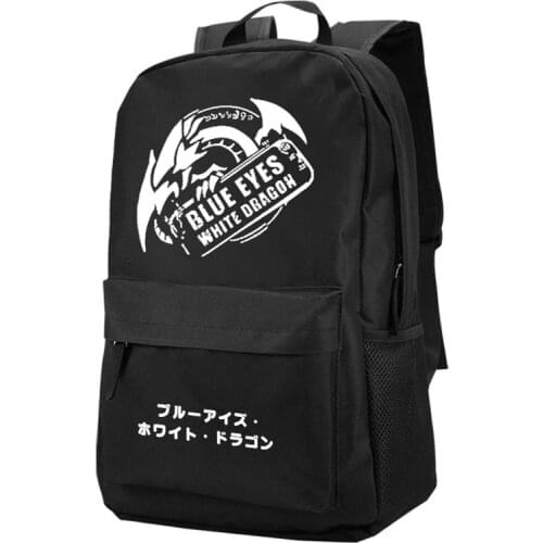 New Anime YU GI OH Backpack Fashion Yu-Gi-Oh! Oxford SchoolBag Unisex