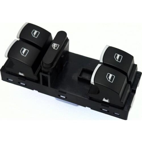 New high quality master Window Control Switch for VW Golf MK5 MK6 Tiguan Touran Jetta Passat CC Caddy OE: 5ND 959 857 5K4959857