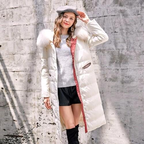 Latest Women Autumn winter Fashion cotton Down Jacket long Parkas warm Coat Female winter jacket woman clothes with two colors