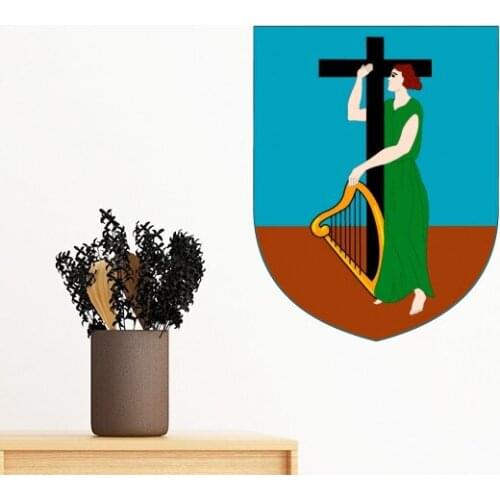 Montserrat Latin America National Emblem Removable Wall Sticker Art Decals Mural DIY Wallpaper for Room Decal