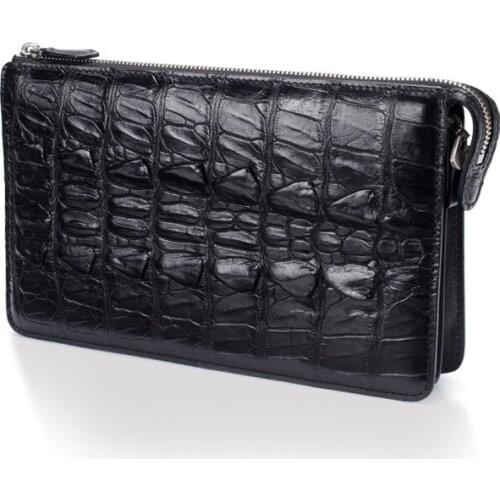 Thailand real crocodile leather men purse daily use wrist wallet high quality