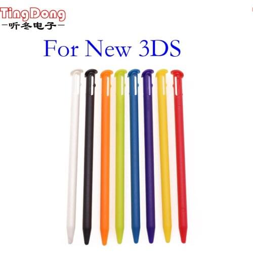 TingDong 2PCS Black White Stylus Touch Screen Pens for Nintendo New 3DS XL New 3DS LL Game Console