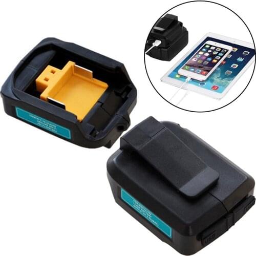 14.4V/18V USB Power Source Charger Converter Battery Adapter for MAKITA ADP05
