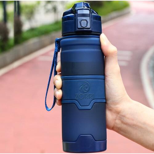 ZORRI Outdoor Sports Water Bottle Tritan Material Protein Shaker Camping Hiking Bpa Free Kids Water Bottle Borraccia Gourde