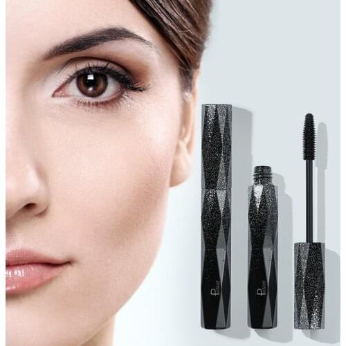 Starry mascara for women eye makeup cosmetic eyelashes extension long lasting waterproof curling thick black 4D mascara PD102