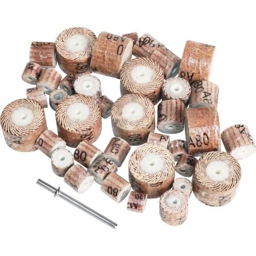 10Pcs Dremel Accessories 80-400Grit Sanding Flap Disc Grinding Sanding Flap Wheels Brush Sand Rotary Tool