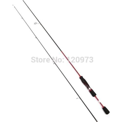 2 Section UL Action Carbon Lure Fishing Rod Super Light Soft Ultra Light Rod Spinning Rod 2-7g Lure Weight