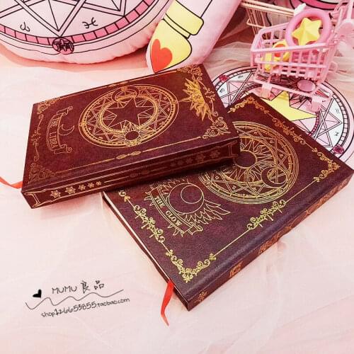 Anime Card Captor Sakura Notebook Pocketbook Magic Array Notepad Portable Book