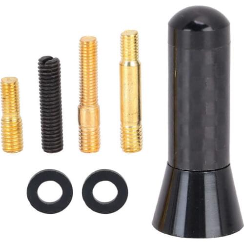 Auto accessories car radio antenna 3.5cm/1.4in Antenna Short Aluminium Alloy Carbon Fiber Automobile Modification Universal