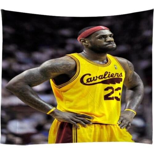 Basketball Star Tapestry Wall Hanging Cloth Bed Spread Beach Towel Table Cloth Yoga Mat House Decoration Living Room Decoration