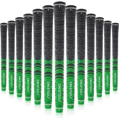 Crestgolf 10pcs / Pack Rubber Golf Club Grips Midsize grips Iron Club 60R Carbon Yarn Anti-skid Golf wood Grips