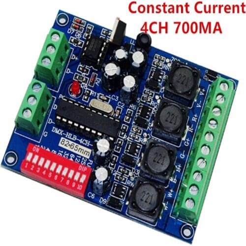 1 pcs DMX-HLB-4CH-700MA 4CH RGBW dmx Controller DMX512 decoder DC5-36V Constant Current For led strip lights led lamp modules