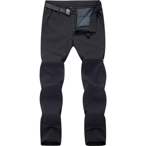Fonoun Adult Hiking Pants Fleece Thicken Warm Keep Waterproof Winter Windproof Breathable Reflective Scratch Resistant FN2026