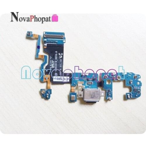 Novaphopat For Samsung Galaxy S9 S9+ Plus G960F G965F G960U G965U USB Dock Charging Port Charger Connect Connector Flex Cable