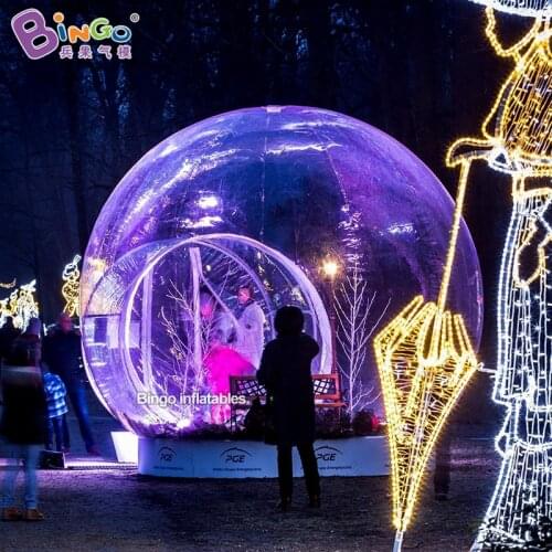 Customized 6x4 meters transparent inflatable bubble party tent / inflatable clear bubble toy tents