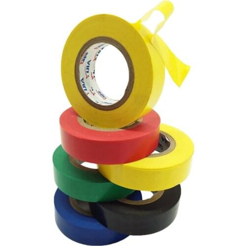 Insulation Tape Plastic Electrical Waterproof PVC Tape Red Black Self Adhesive
