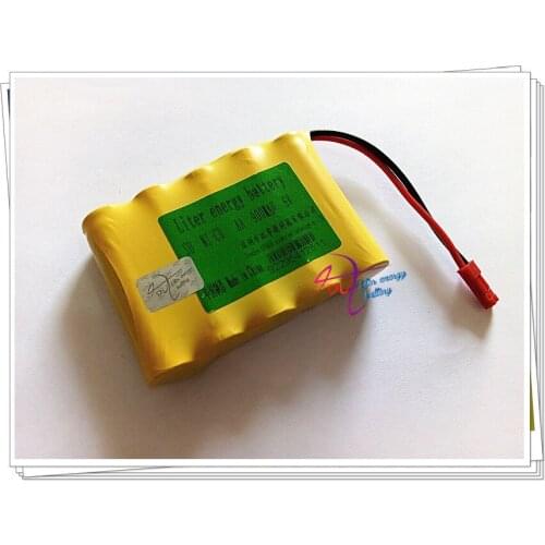 Liter energy battery Ni-Cd AA 6V 900mAh Rechargeable Battery for toys Model Car w/Connector 5SB