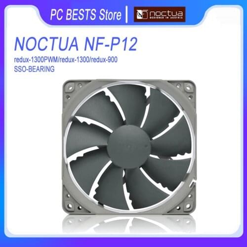Noctua NF-P12 redux 3Pin/4Pin PWM 120mm PC computer case cooling fan SSO2 Bearing CPU Cooler water cooling radiator fan