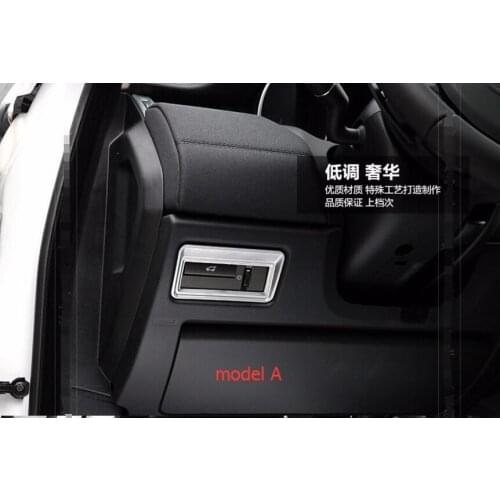 Lapetus Tailgate Switch / Headlight Adjustment Switch Button Decoration Cover Trim Fit For Range Rover Evoque 2012 2013 2014