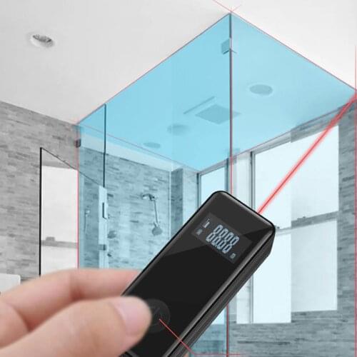 Portable 30M Rangefinder Smart Digital Laser Multifunctional LCD Digital USB Direct Charge Handheld Mini Laser Rangefinder