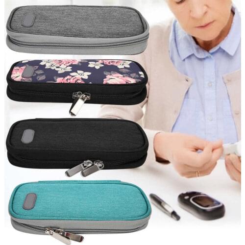 Le Insulin Cold Storage Bag Medicines Refrigerated Cool Bag for Patient Care Waterproof Oxford Cloth Insulin Cool Bags Health