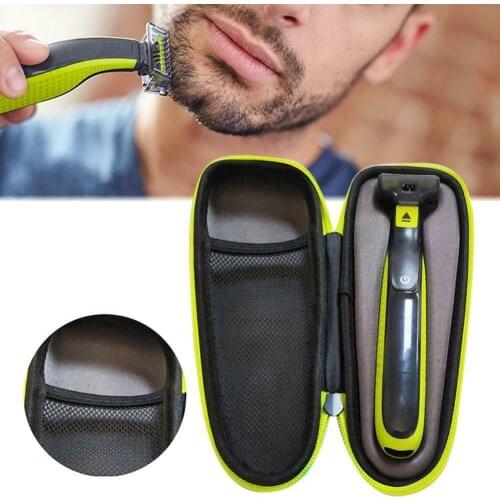 Razor Storage Bag Hard Box Suitable For OneBlade QP2530 QP2520 Travel Shaver Storage Box EVA Razor Case Lined With Zipper Bag