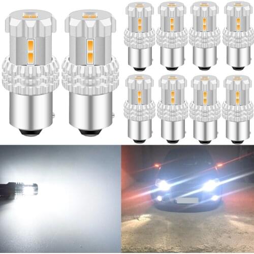 T20 1157 1156 T25 Led Bulb P21W Auto Leds Bulbs Brake Tail Lamp Car Backup light Turn Signal Light for mercedes w203 w204 cla